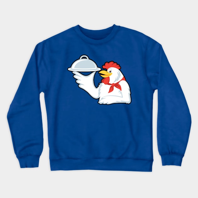 Cartoon Rooster #2 Crewneck Sweatshirt by SWON Design